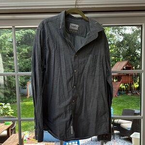 Goodfellow & Co Gray/Blue Lightweight Shirt